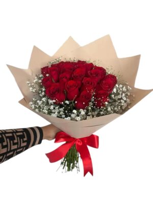 Bouquet de Rosas Rojas Cali - Floristería Florecer