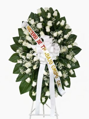 Corona Fúnebre Tradicional Cali - Floristería La Calidad