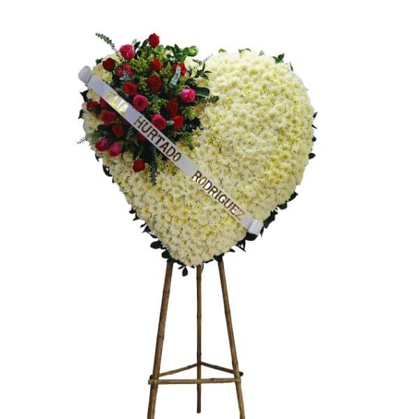 Corona Fúnebre en Trípode Cali - Floristería Florecer
